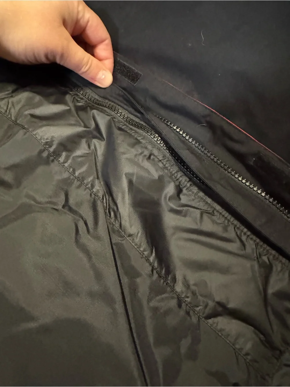 Columbia Men’s Large Black & Red Winter Coat Removable Lining